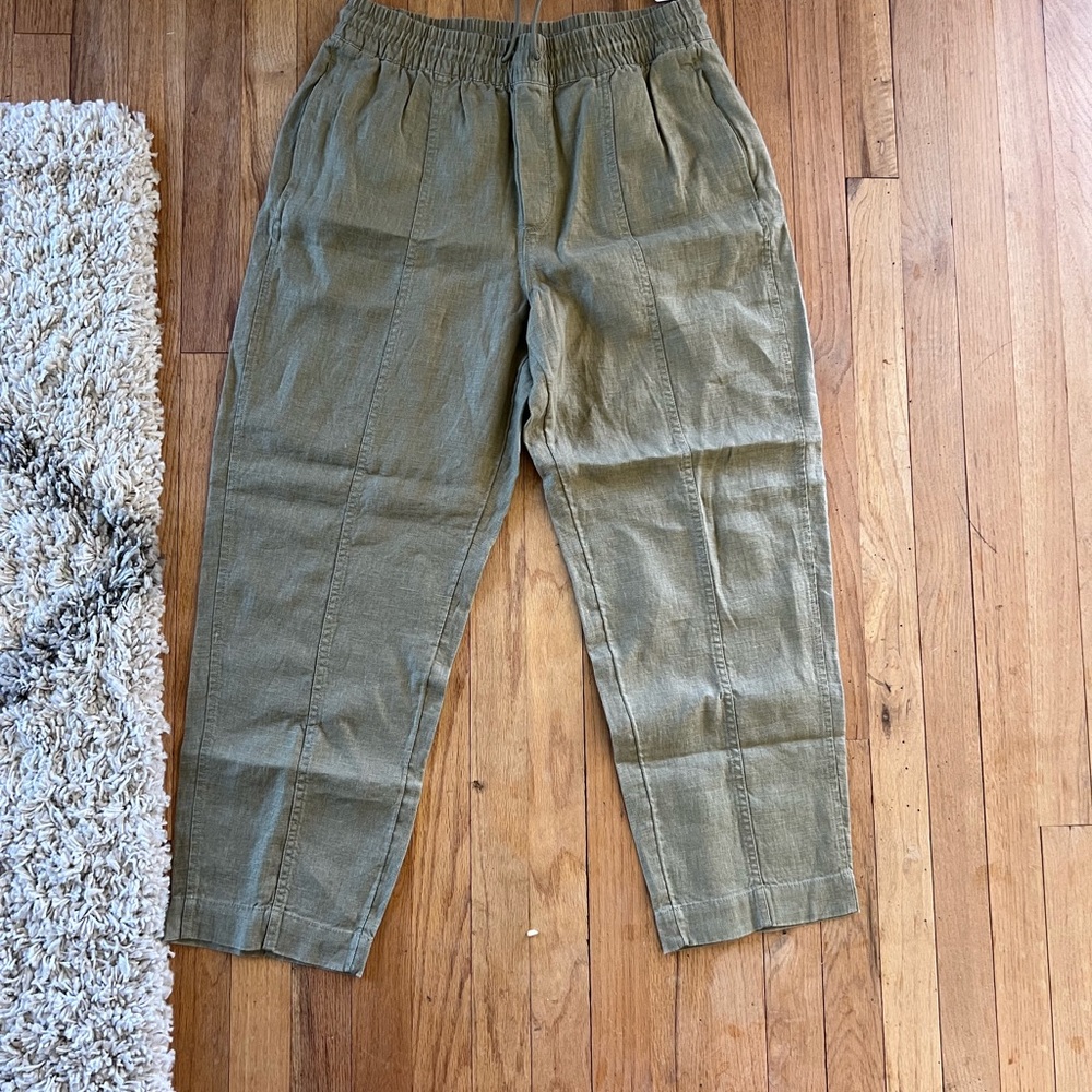 Athleta Retreat Linen Ankle Pant